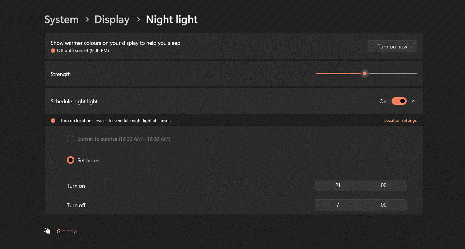 night light - فیلتر نور آبی
